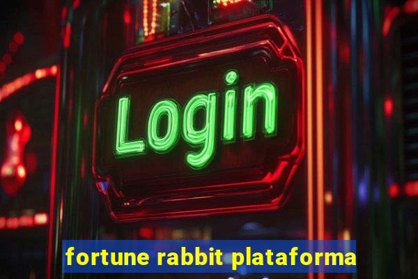 fortune rabbit plataforma